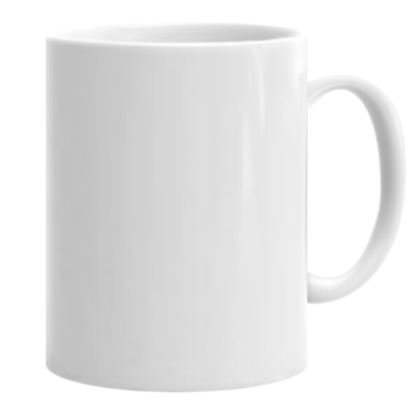  2-Sided 11oz. Personalized White Ceramic Coffee Mug Thumbnail